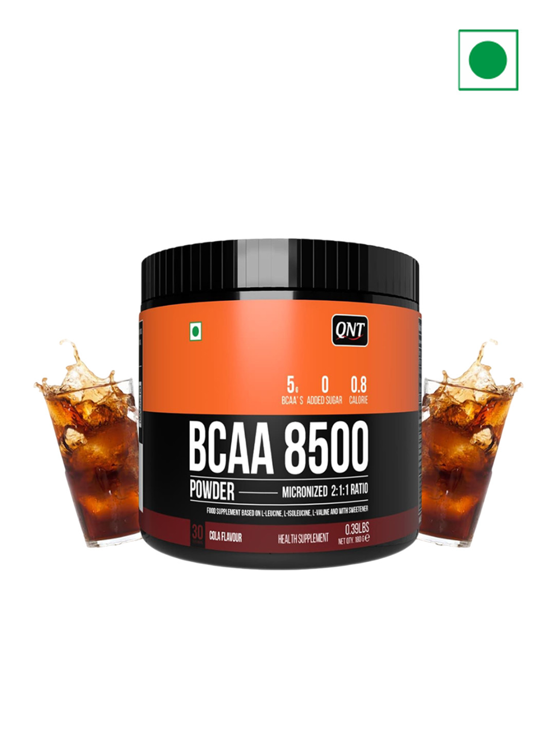 QNT BCAA 8500 Cola Flavour Leucine - 2500mg