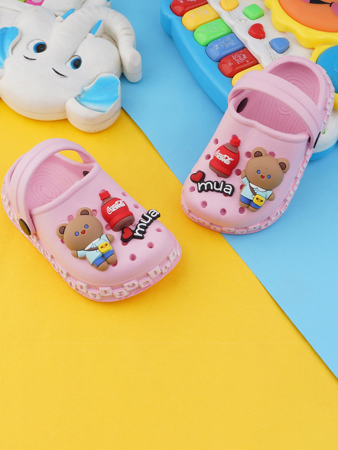 LMG Lifestyle Kids 3D Mua Cartoon Character Indoor & Outdoor Clogs
