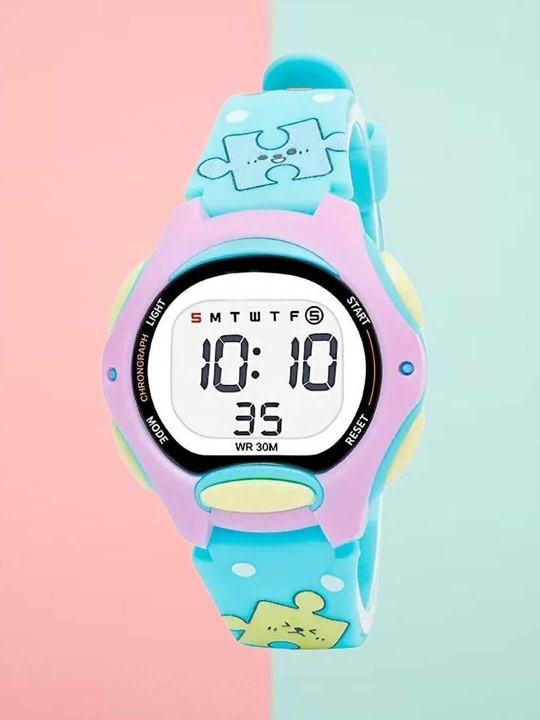 Otage  Kids Dial & Straps Digital Multi Function Watch 8207LK -Light Blue3