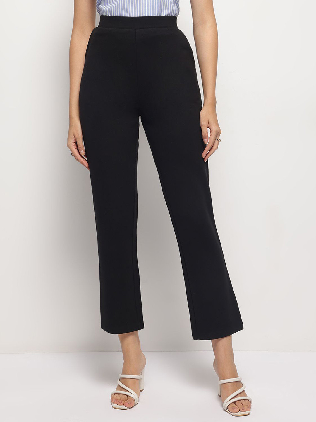 Strong And Brave Women Smart Skinny Fit High Rise Trousers