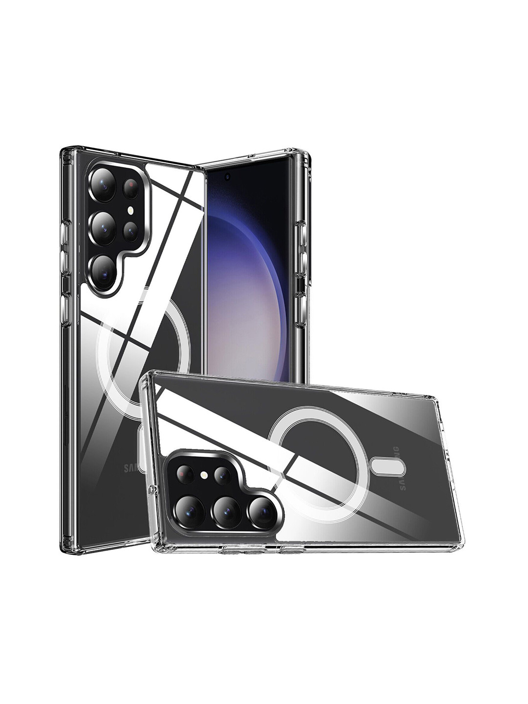 CASE CREATION Compatible Protective Clear TPU Samsung Galaxy S23 Ultra 5G Back Case