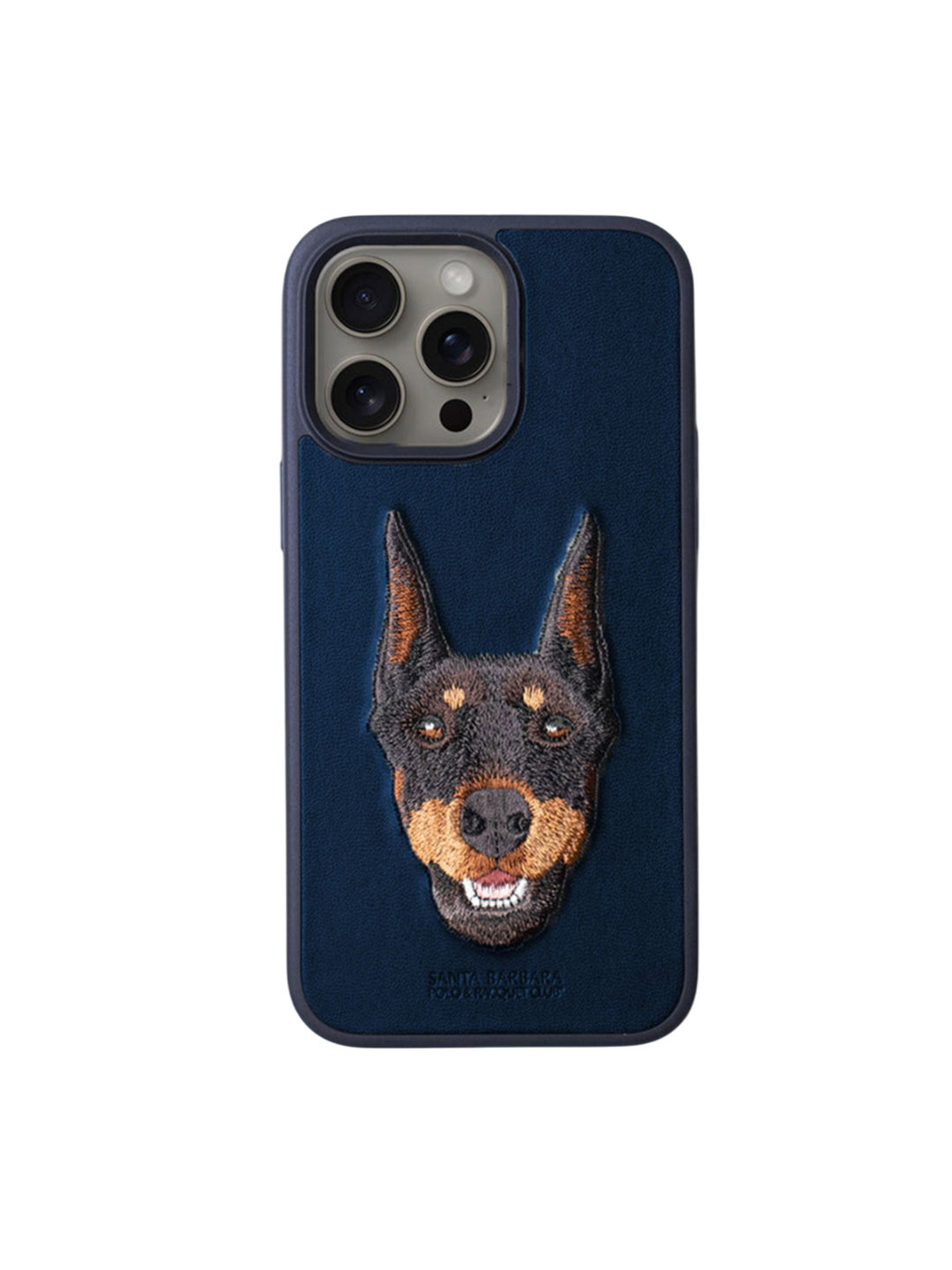 TREEMODA Santa embroidery iPhone 14 Pro Max Back Case Mobile Accessories