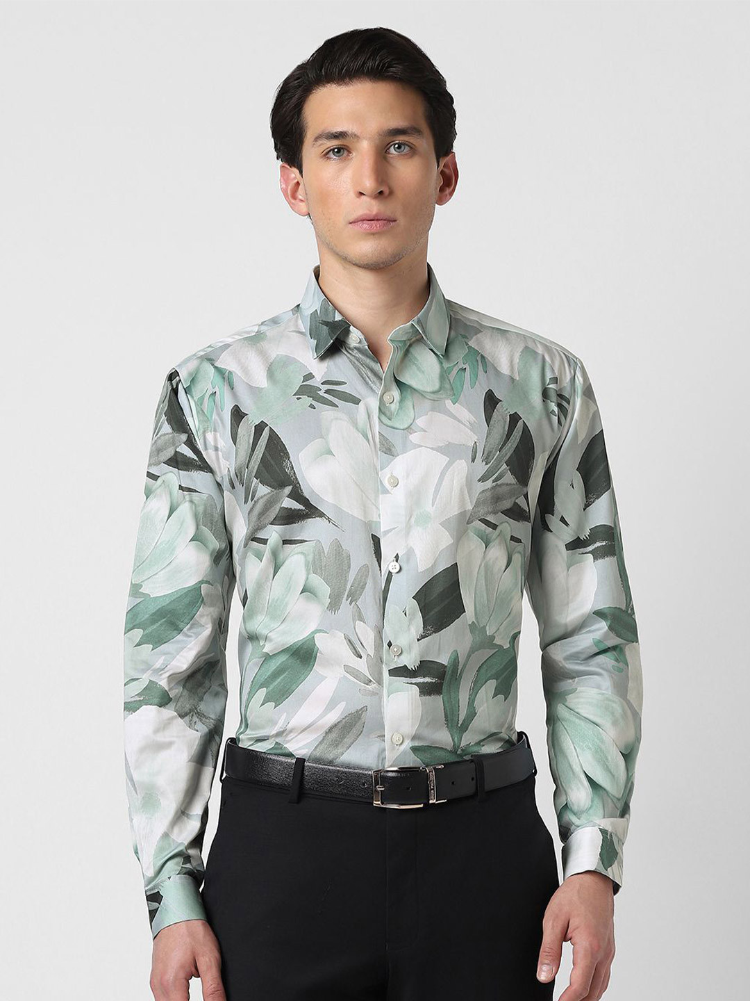 Van Heusen  Men 1 Abstract Printed Slim Fit Regular Shirt