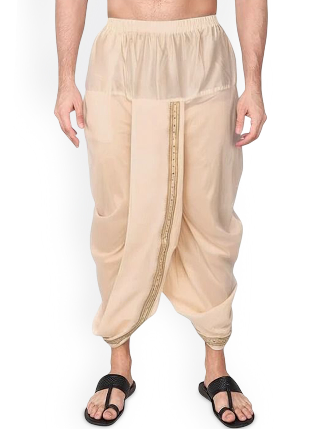 RAMESHWARAM FABRICSfashionTypMens Ready-to-Wear Dhoti with Pocket