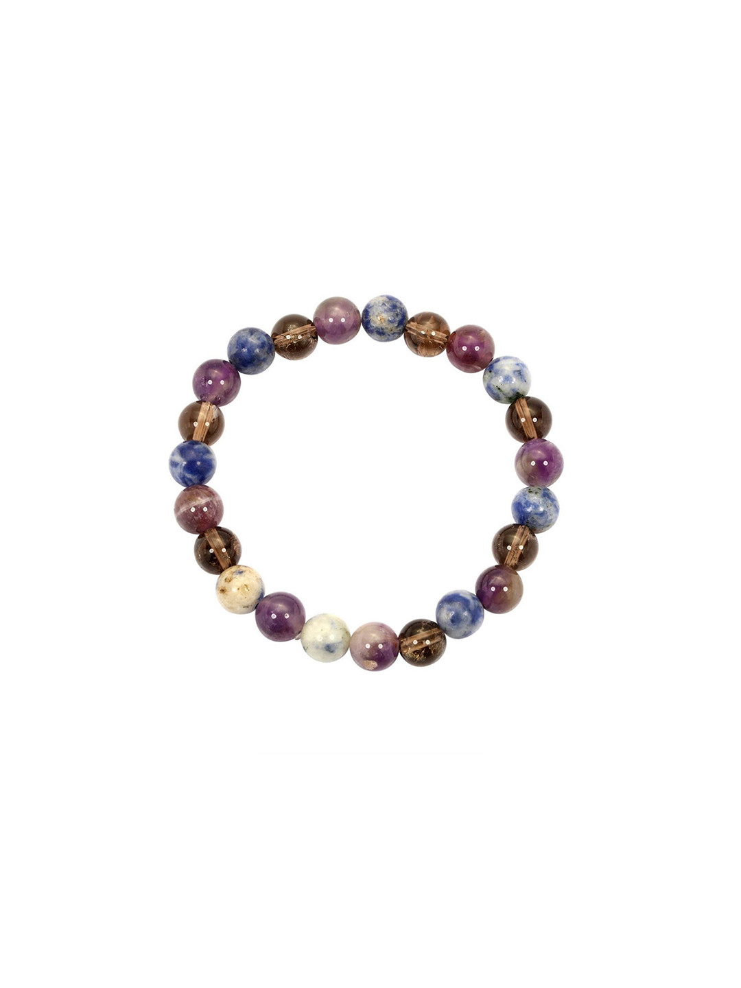 RDK Sagittarius Zodiac Leather Crystals Beaded Elasticated Bracelet