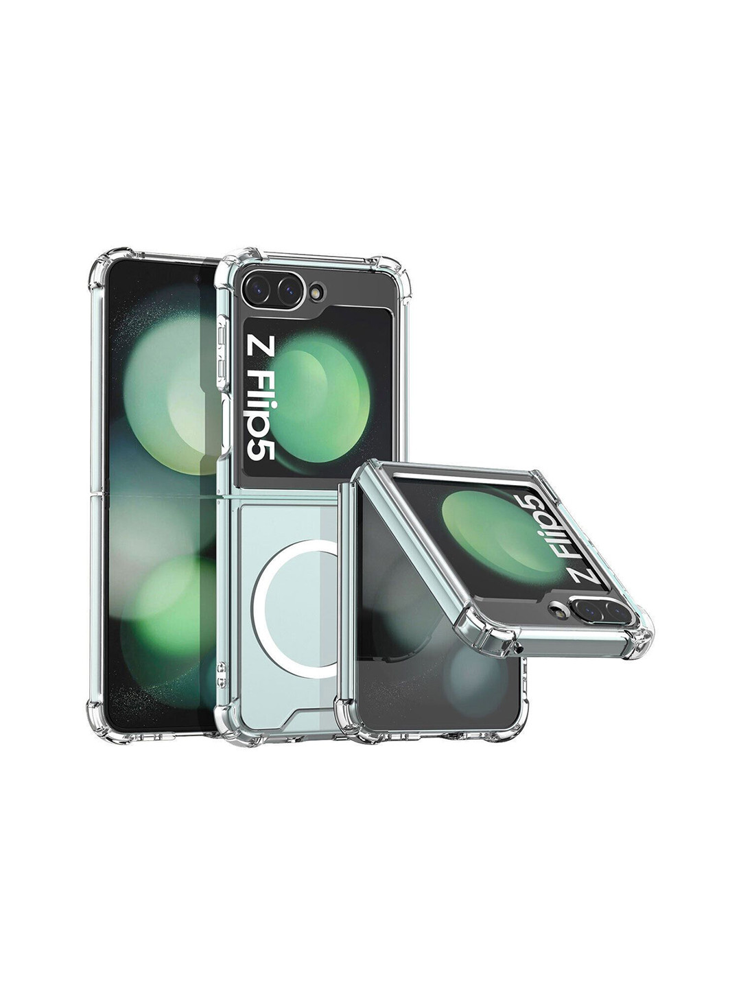 CASE CREATION Compatible Protective Clear TPU Samsung Galaxy Z Flip5 5G Back Case