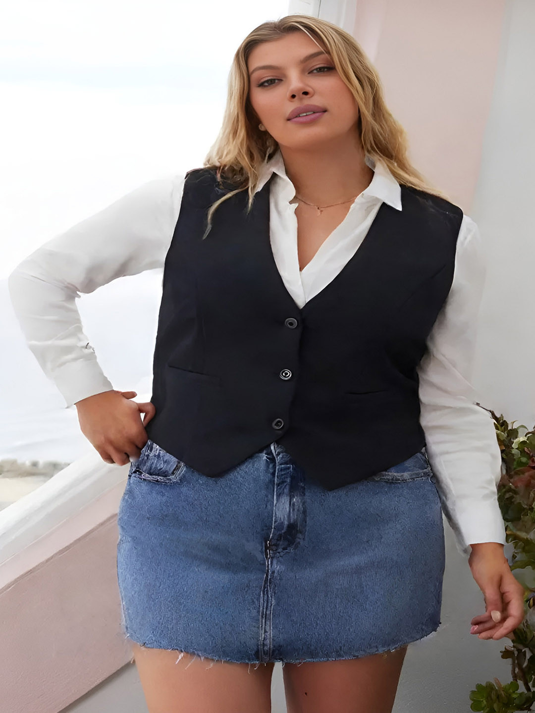 Shiv traders collection V Neck Waistcoat