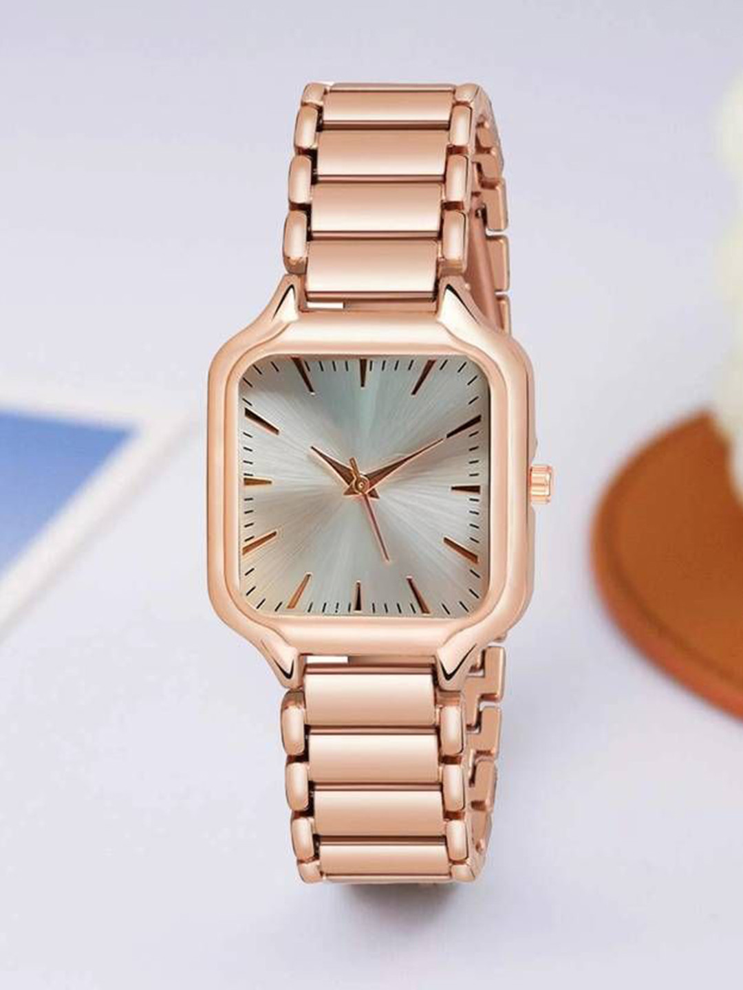 SWADESI STUFF Women Bracelet Style Straps Analogue Watch SDS 156 ROSEGOLD 81