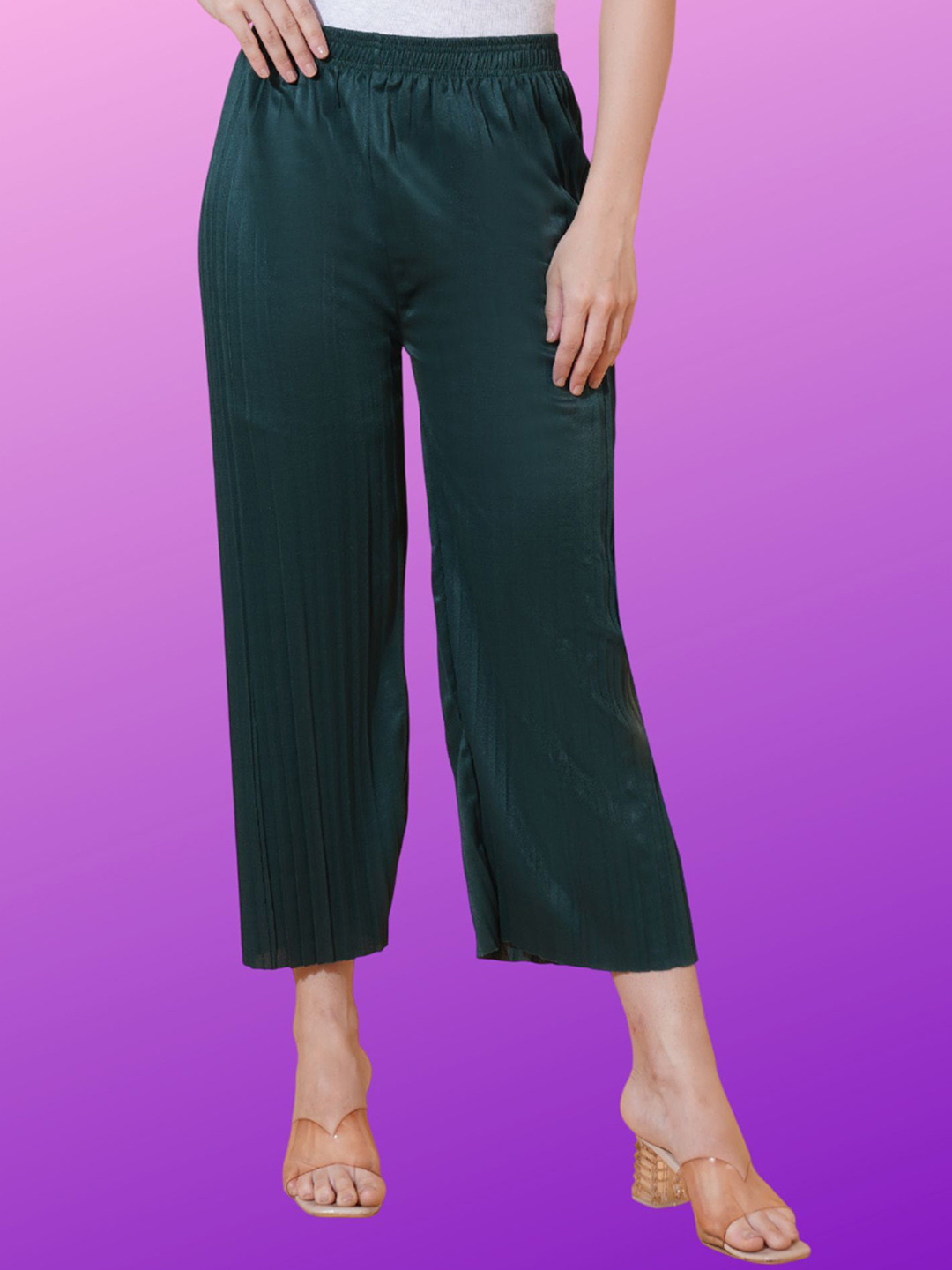 Kasendra Women Relaxed RegularMid-Rise  Trousers