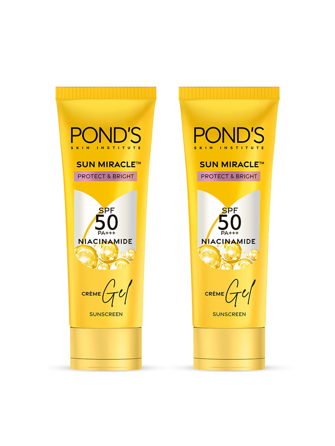 Ponds Set of 2 SPF50 PA++ UVA UVB Serum Boost Invisible Gel Sunscreen - 100 g each
