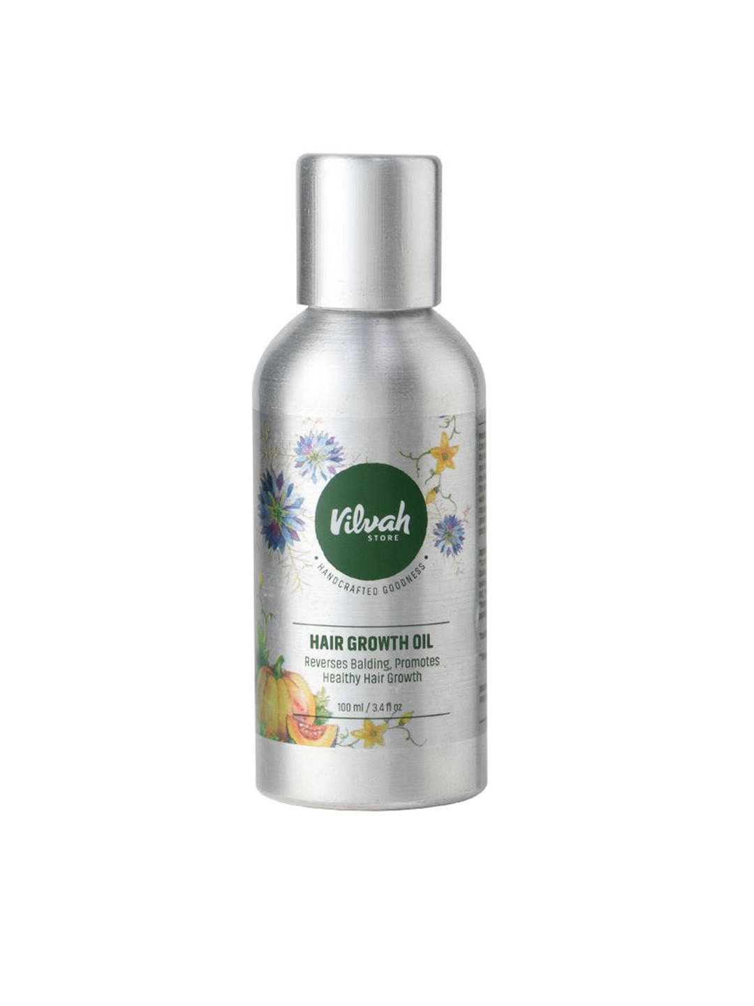 Vilvah Store Hair Growth Oil With Castor & Kalonji Oil - 100 ml