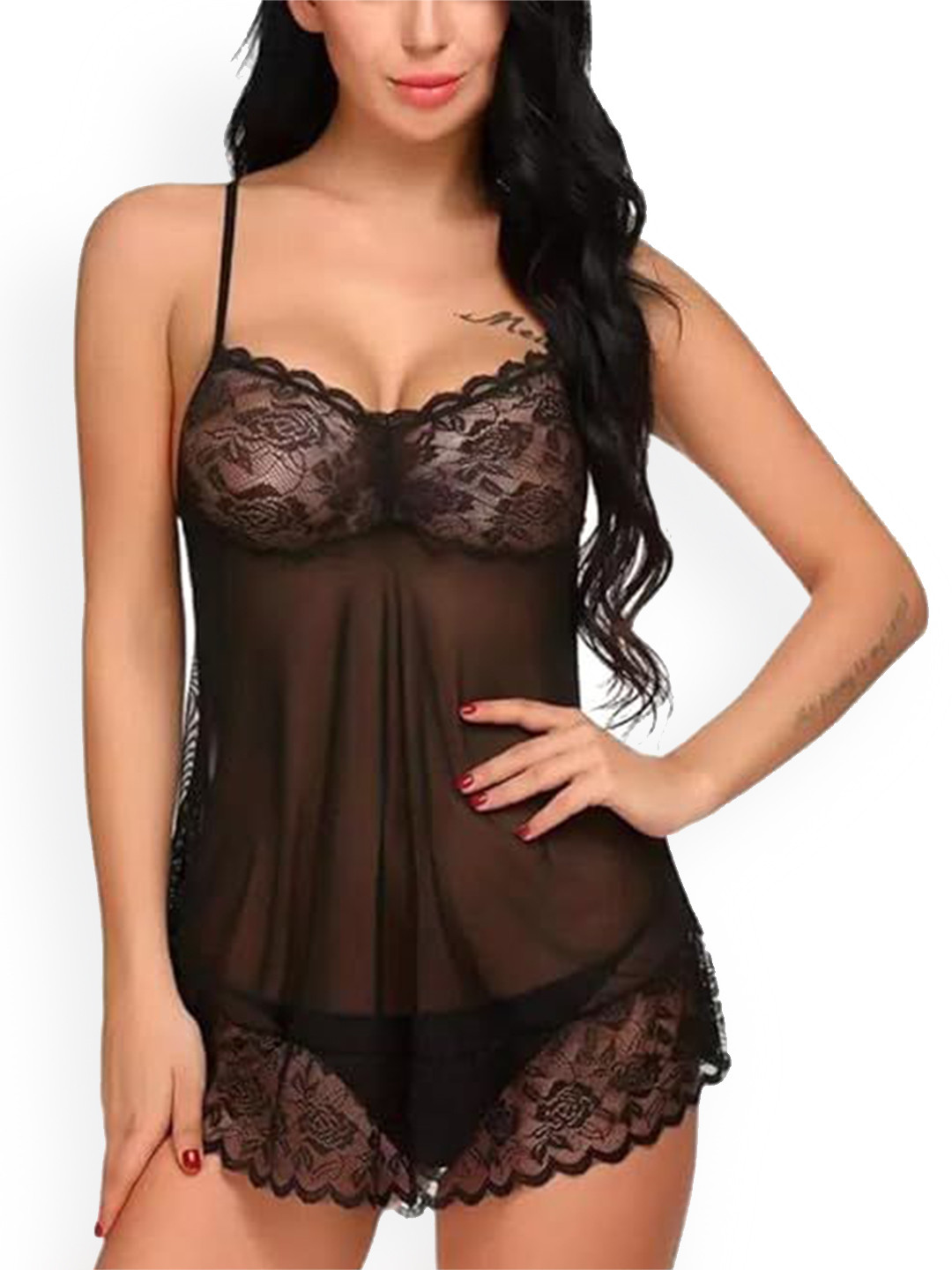 UNITRUST Satin Baby Doll