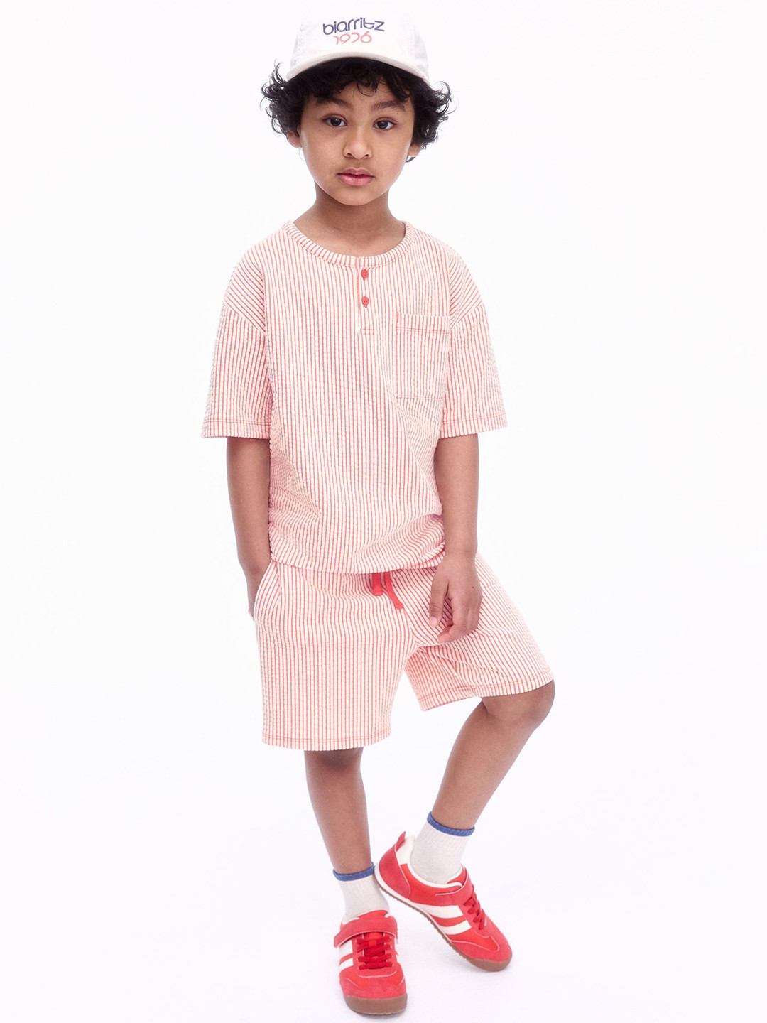 H&M Henley Top & Shorts