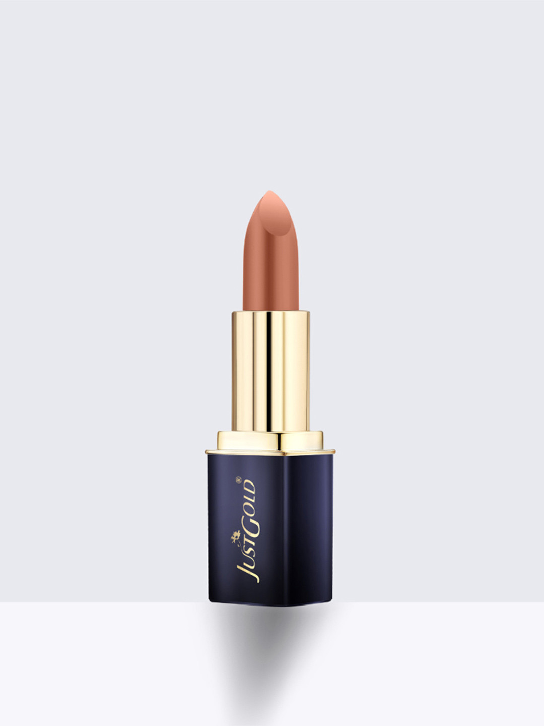 JUSTGOLD Texture Rich Long Lasting Semi-Matte Finish Lipstick - 4 g - Shade 162- Rust