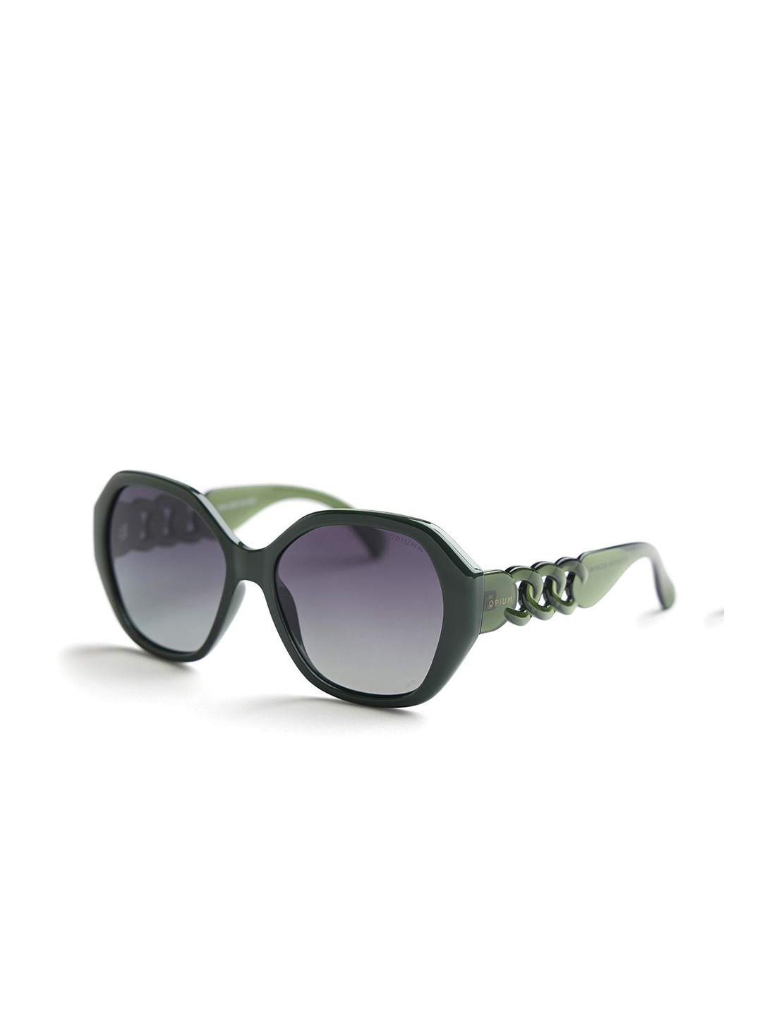 OPIUM Hexa Polarized & UV Protection Plastic Sunglasses for Women