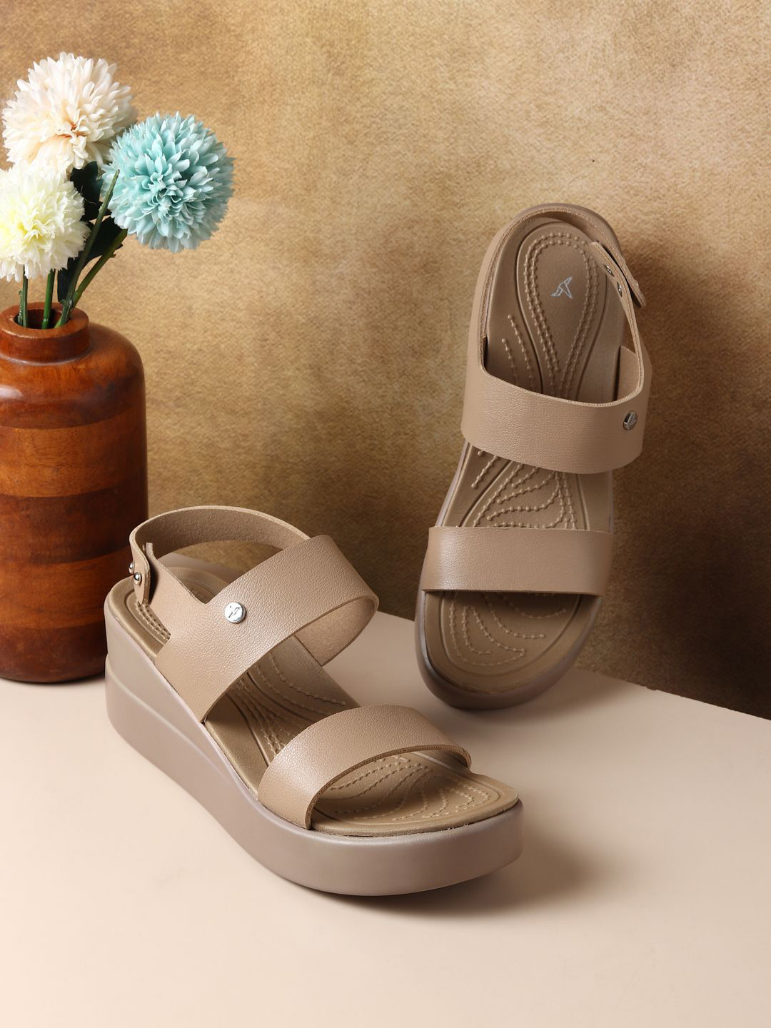 Women Bliss Platform 006 Footpharma wedge Sandal