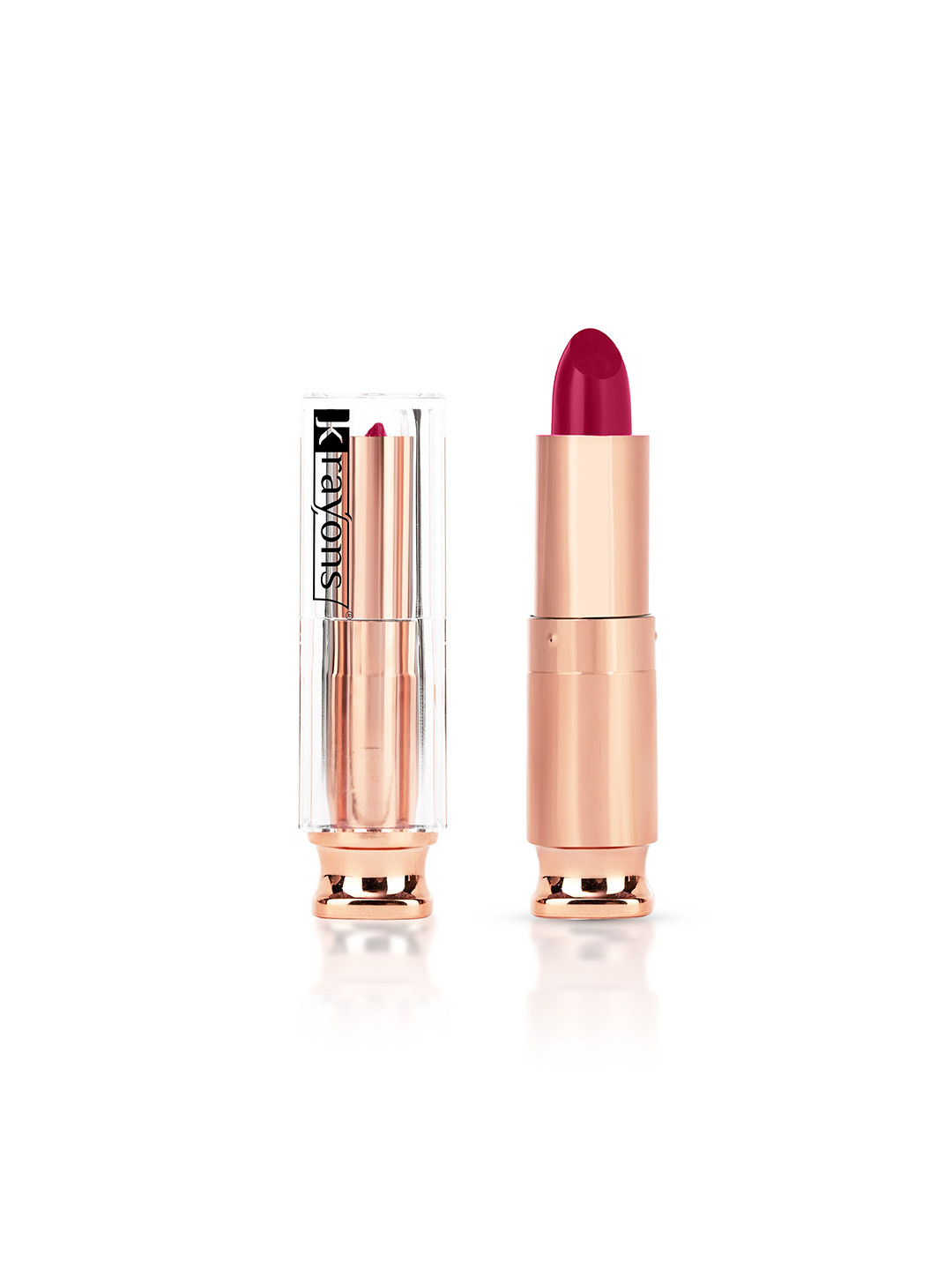krayons Classy Long Stay Matte Lipstick- 3.5 g- Coral Red