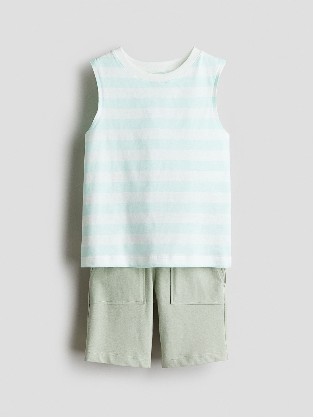H&M 2-Piece Vest Top & Shorts Cotton Set
