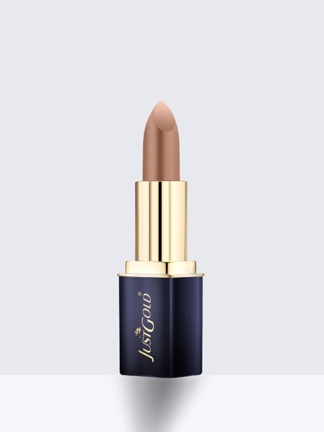 JUSTGOLD Texture Rich Long Lasting Semi-Matte Finish Lipstick - 4 g - Shade 154 - Tan
