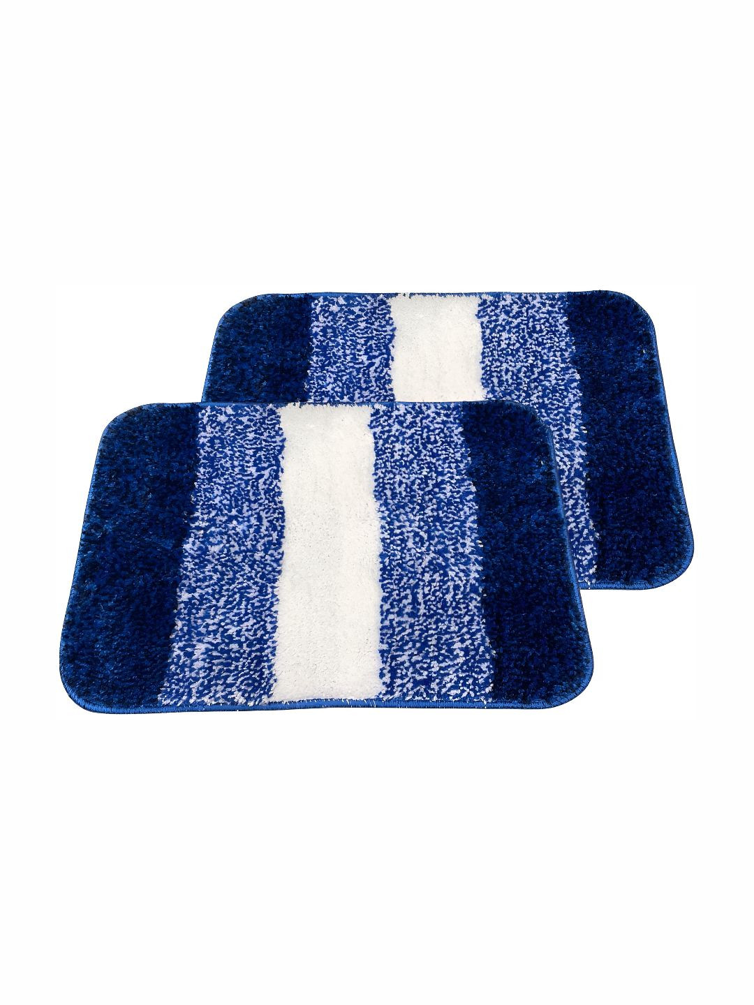 GBL COLLECTION Blue Polypropylene Water Resistant Floor Mat