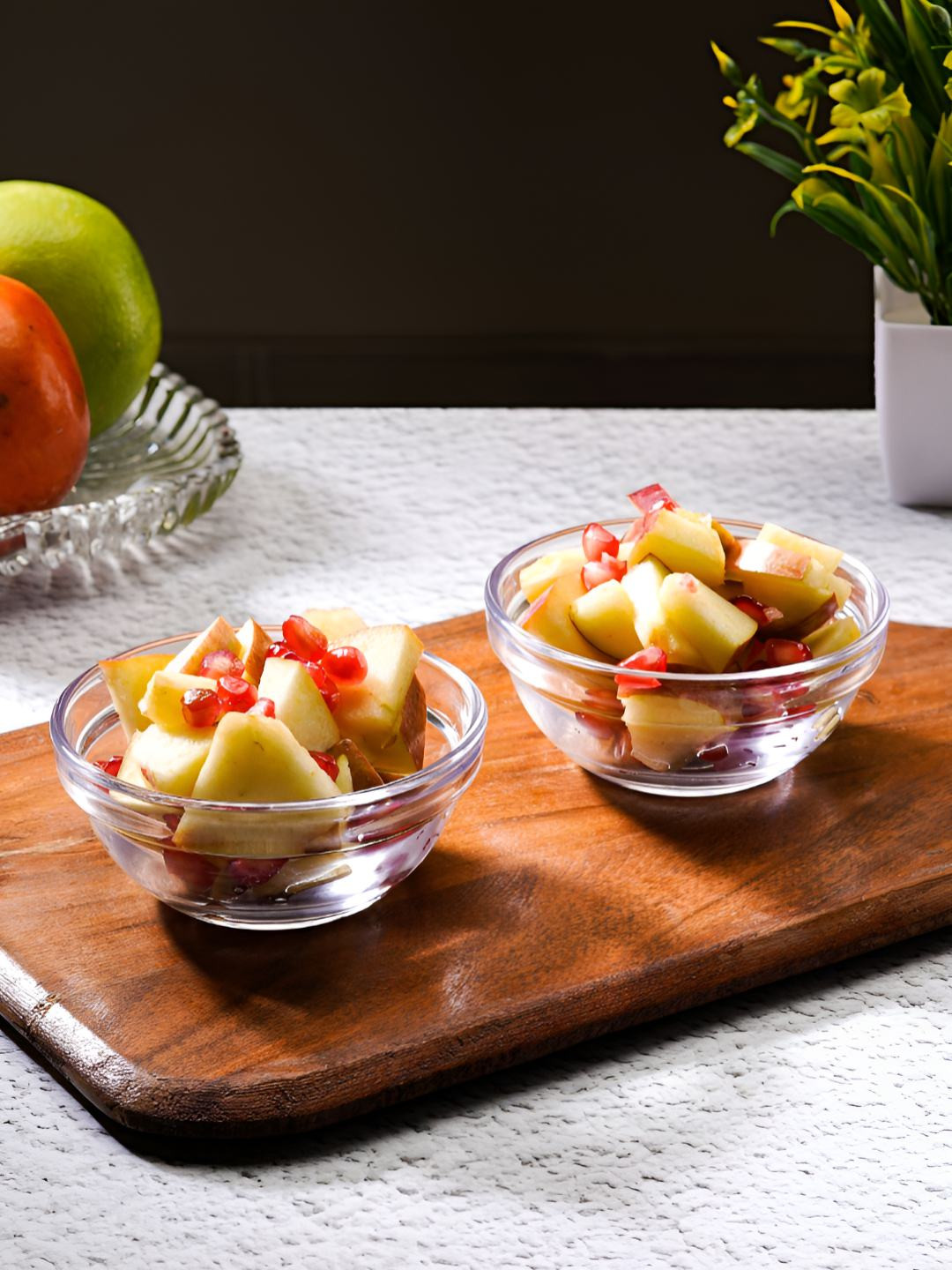 ceradeco Transparent 6 Pieces Glass Serving Bowl 100ml