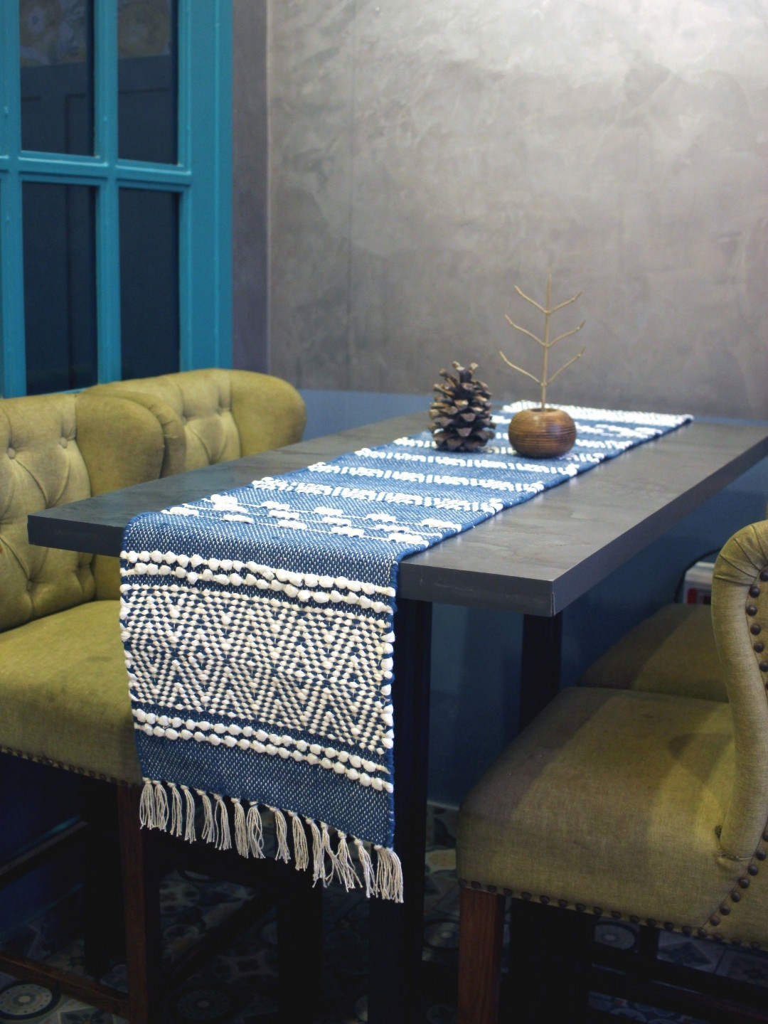 MOGNE FAB Blue Cotton Table Covers