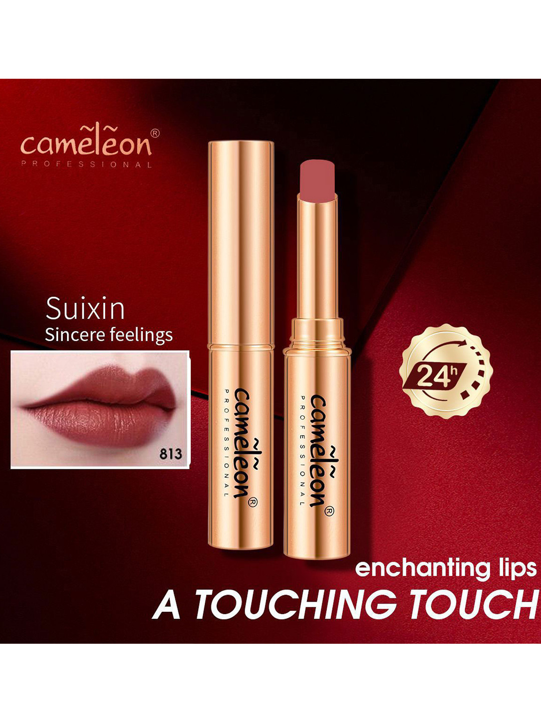 Cameleon Non Transfer Waterproof Lipstick 4 g - Shade 813