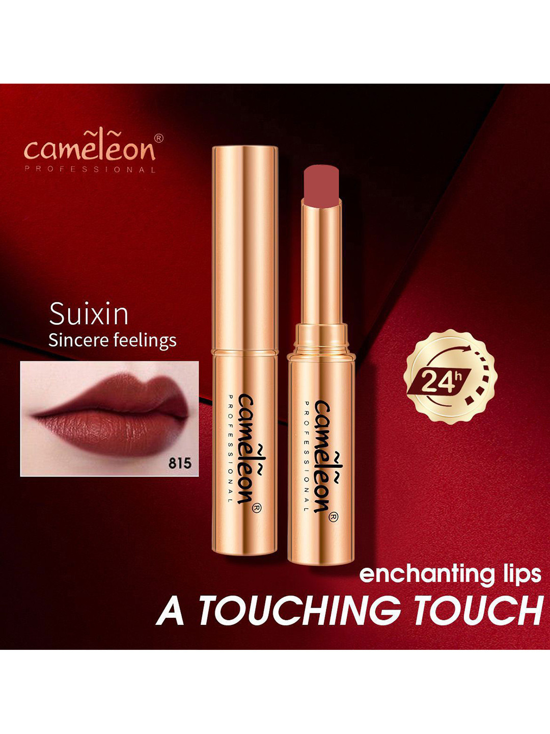 Cameleon Non Transfer Waterproof Lipstick 4 g - Shade 815
