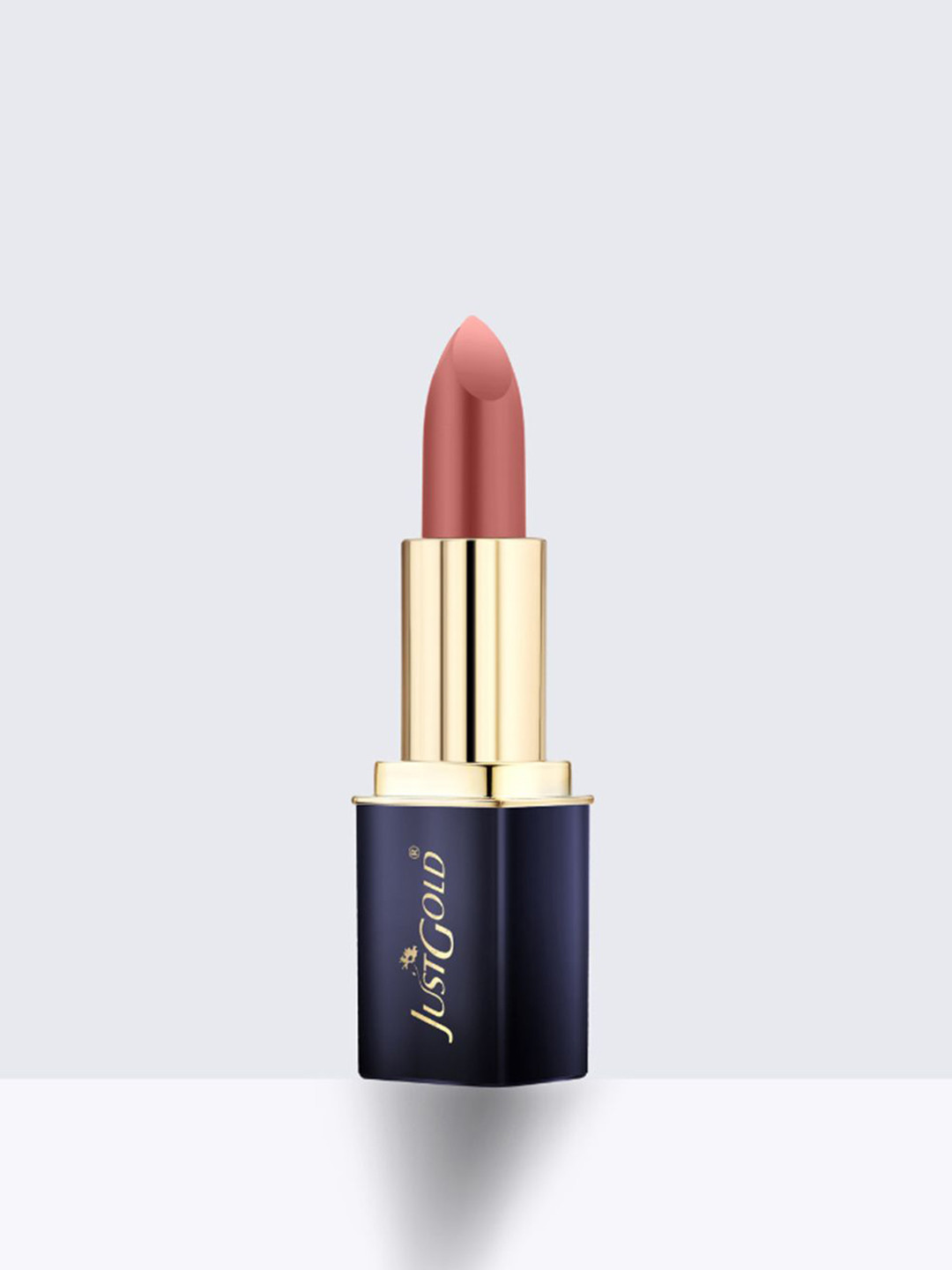 JUSTGOLD Texture Rich Long Lasting Semi-Matte Finish Lipstick - 4 g - Shade 164 - Bronze
