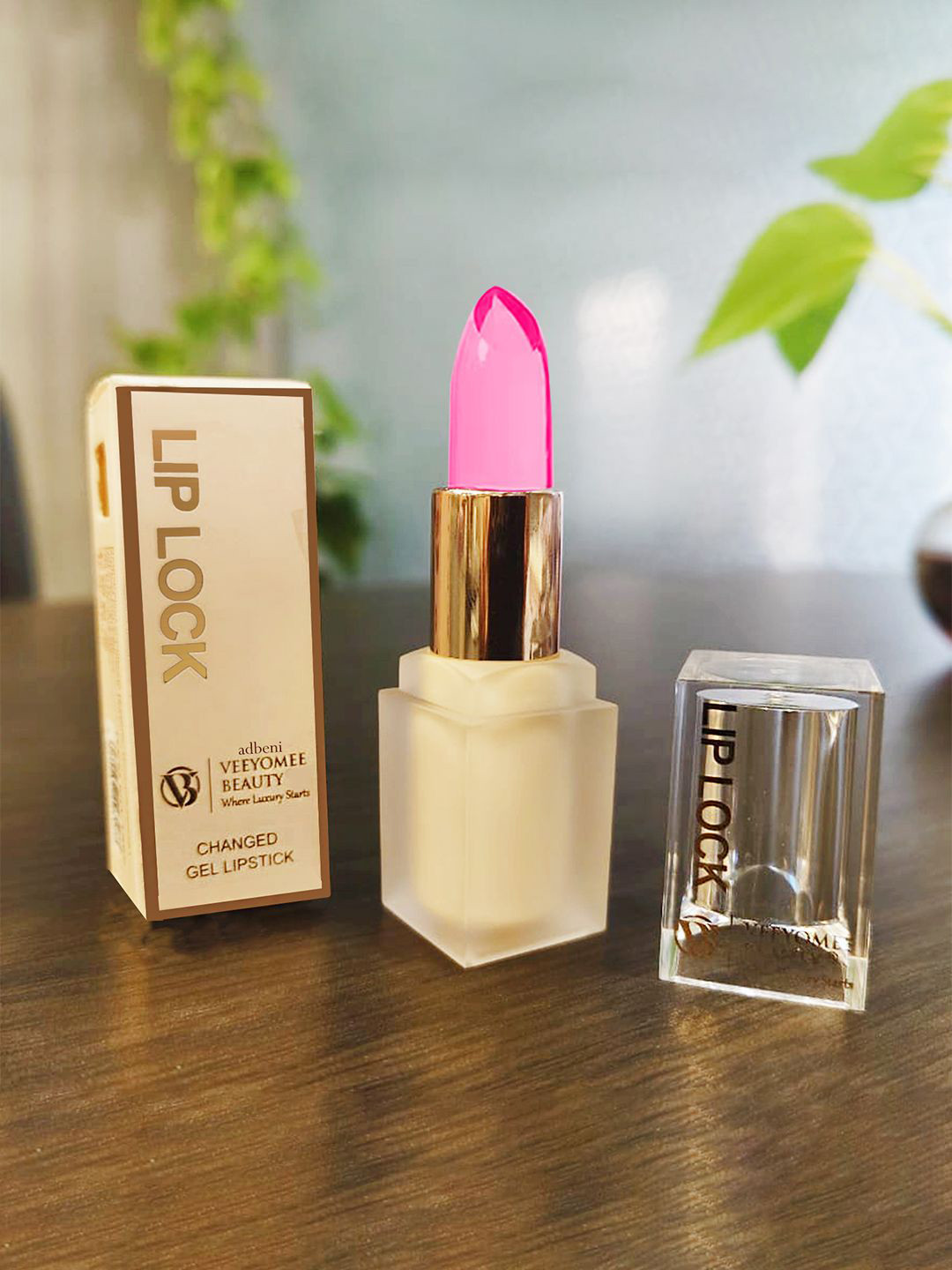 Adbeni Lip Lock Color Changing Moisturizing & Hyderating Gel Bullet Lipstick- 3.6 g