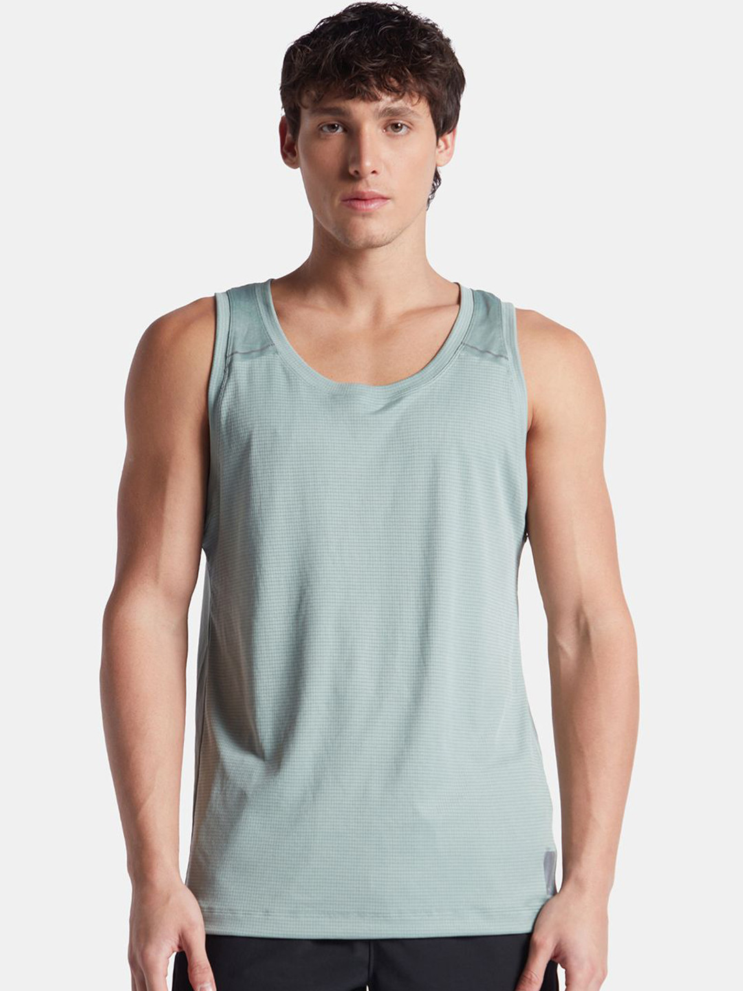 Jockey Lightweight Microfiber StayFresh Solid Vest with Breathable Mesh-MV57