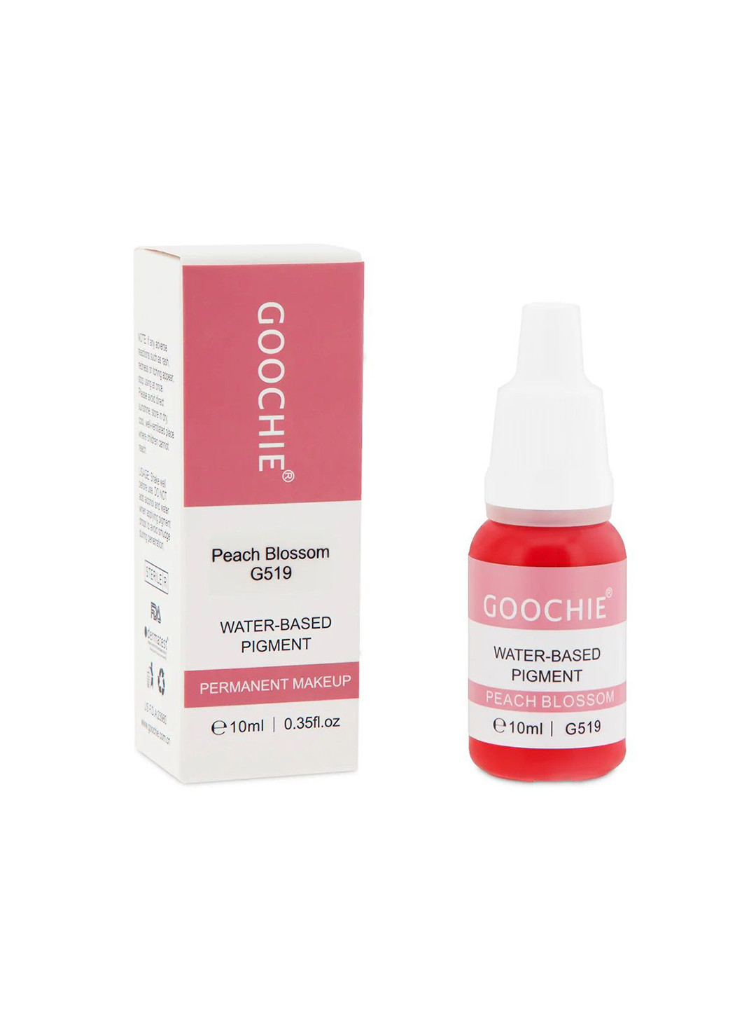 GOOCHIE Permanent makeup 10ml Water-based Lip Pigment Tattoo Ink G519 Peach Blossom