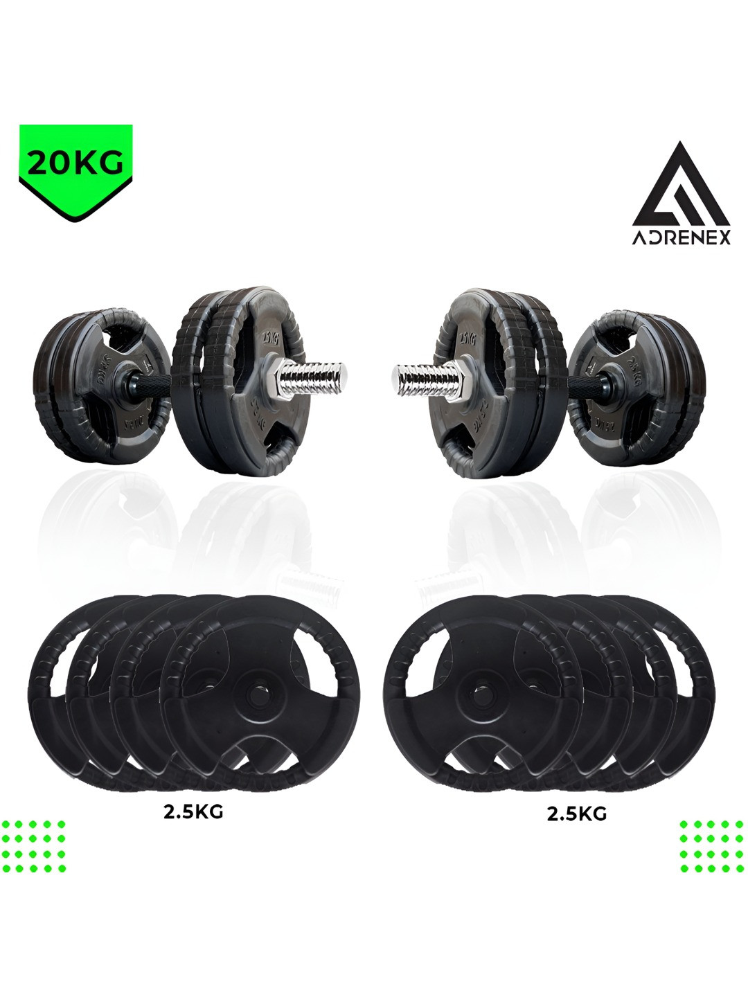 ADRENEX Set Of 7 Home Gym Combo