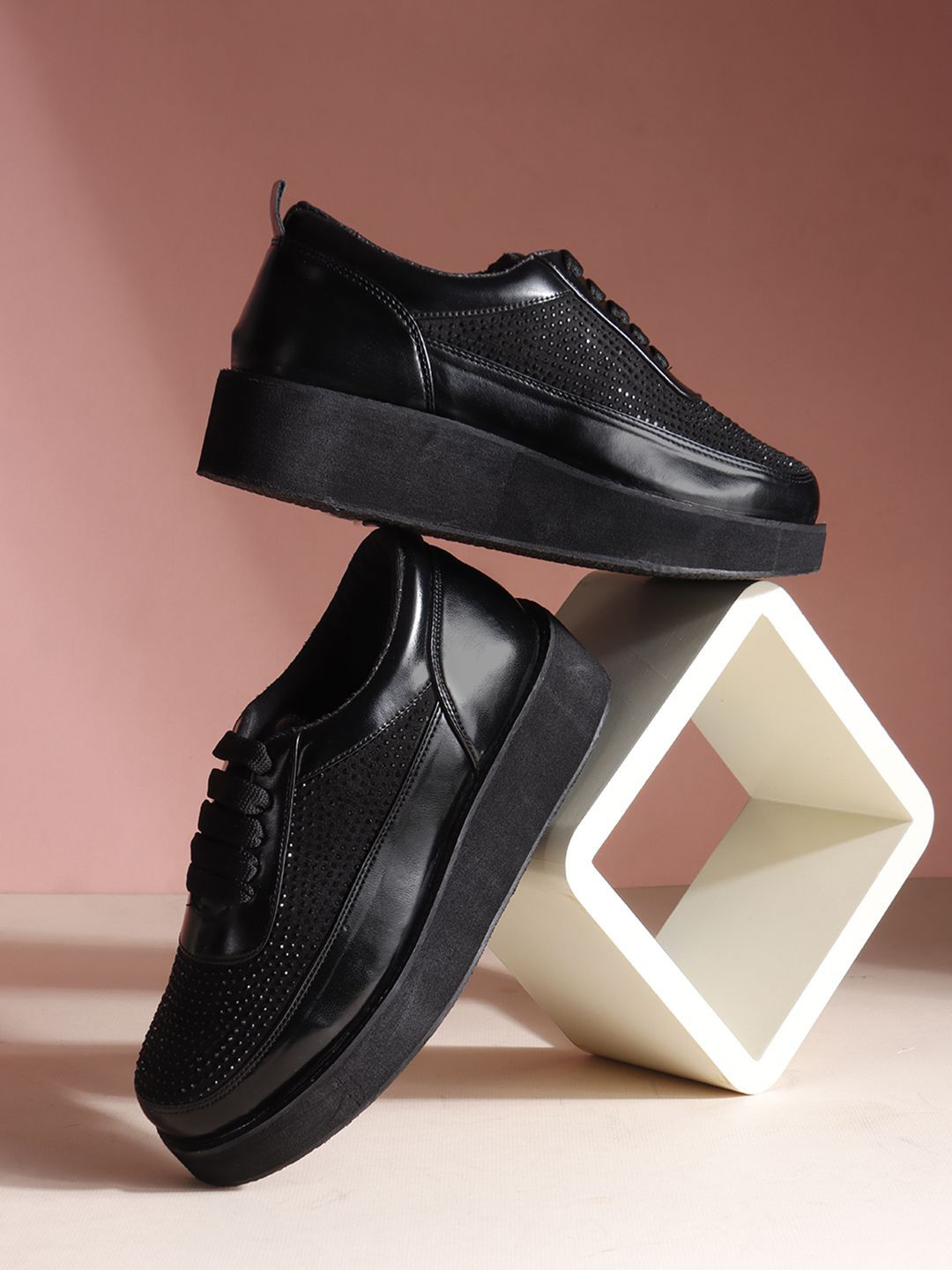 THE WHITE POLE Women Casual Trending Fancy Platform Sneakers