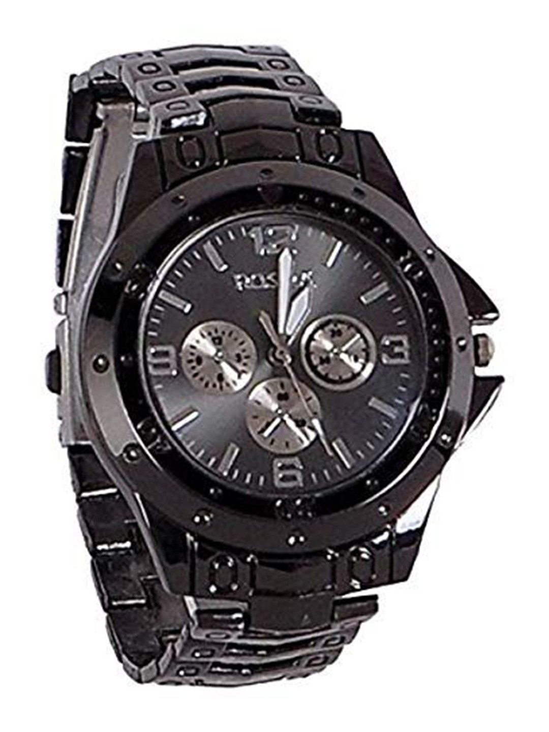 SWADESI STUFF Men Dial & Straps Analogue Watch Rosra Black