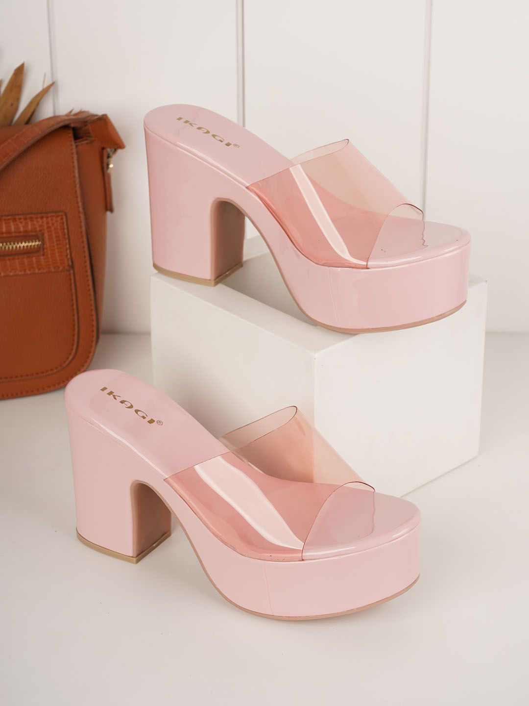 IKAGI Women Open Toe Platform Heel Sandals