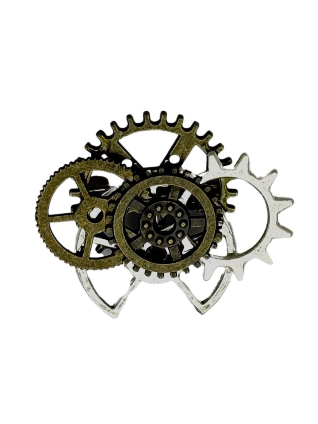 The Tie Hub Steampunk Gear Vintage Lapel Pin Brooch