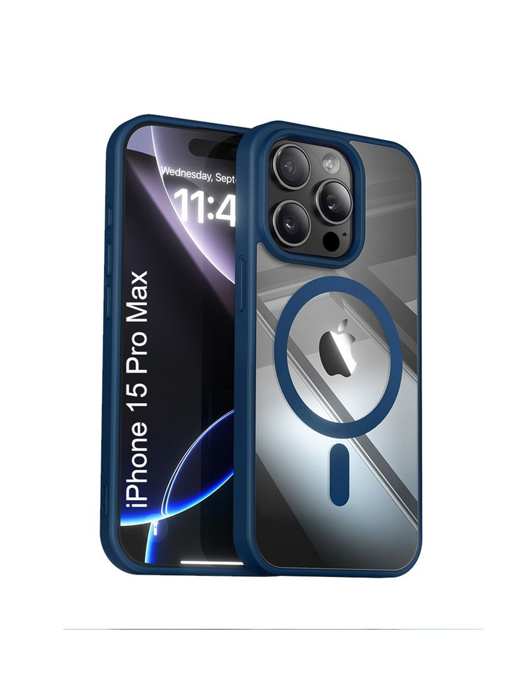 Luxury Kase Solid Mag-Safe iPhone 15 Pro Max Back Case Mobile Accessories