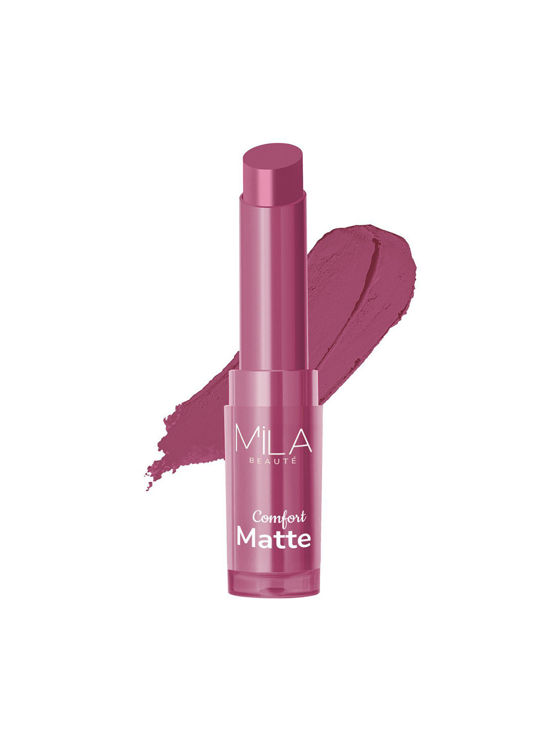 MILA BEAUTE Comfort Matt Long Lasting Lipstick With Jojoba Oil - 3.8 g -Pink Blast