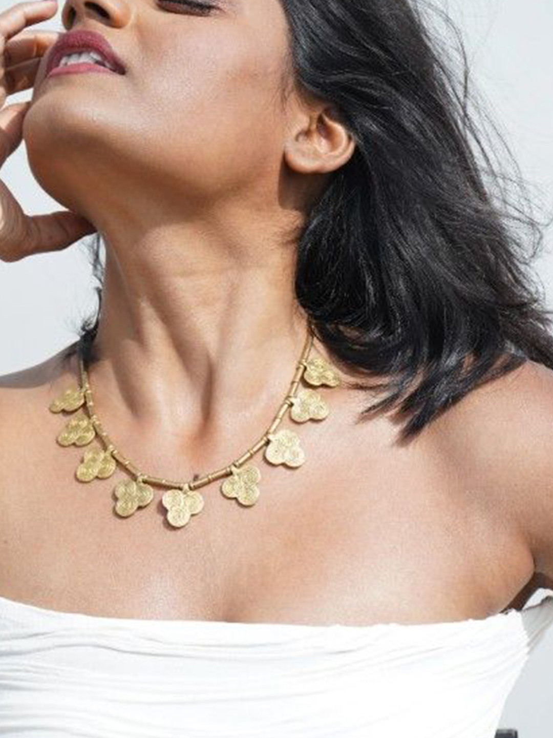 Janpath Online Gold-Plated Necklace