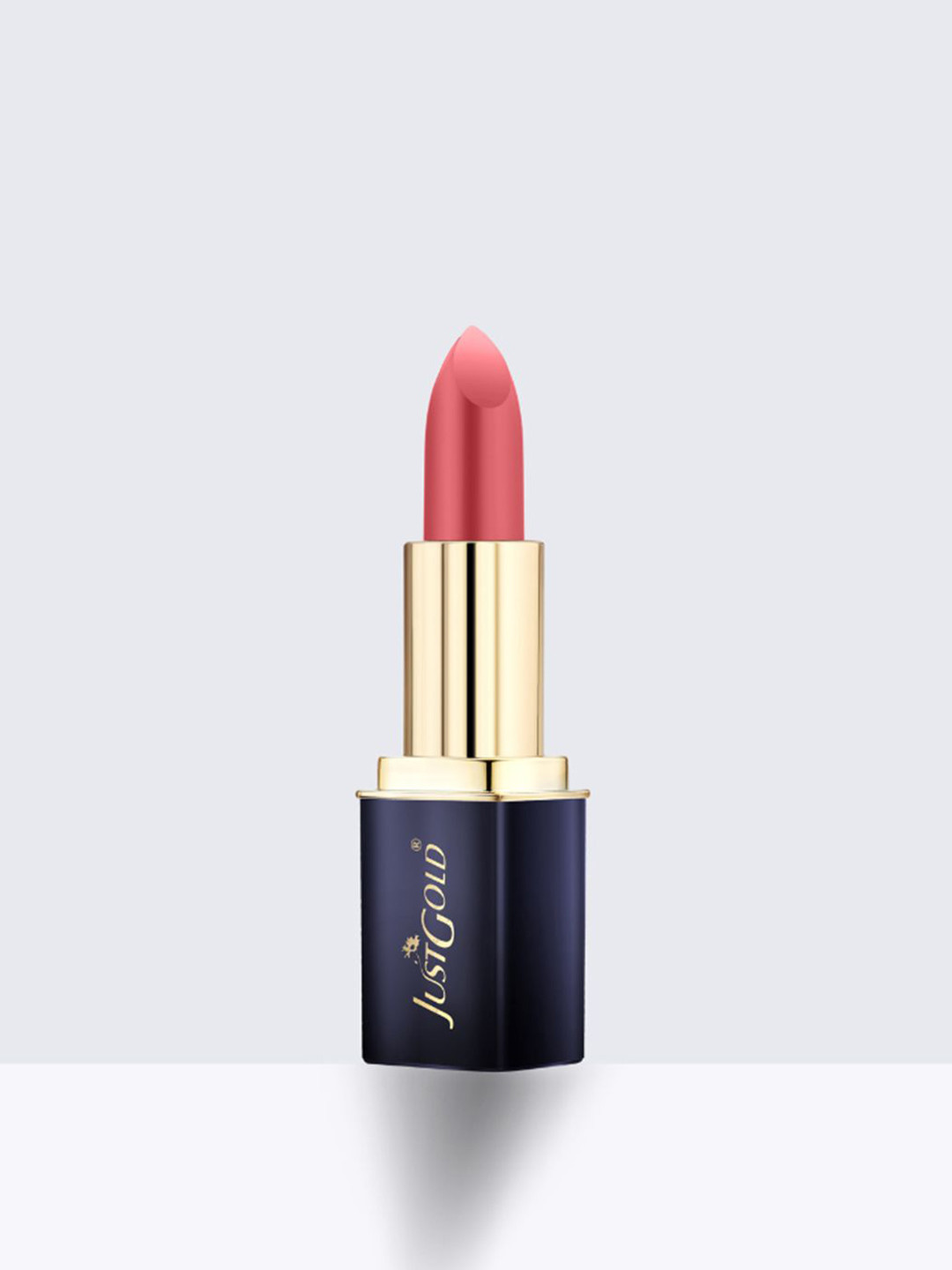 JUSTGOLD Texture Rich Long-Lasting Semi-Matte Finish Lipstick - 4 g - Shade 166 - Rose