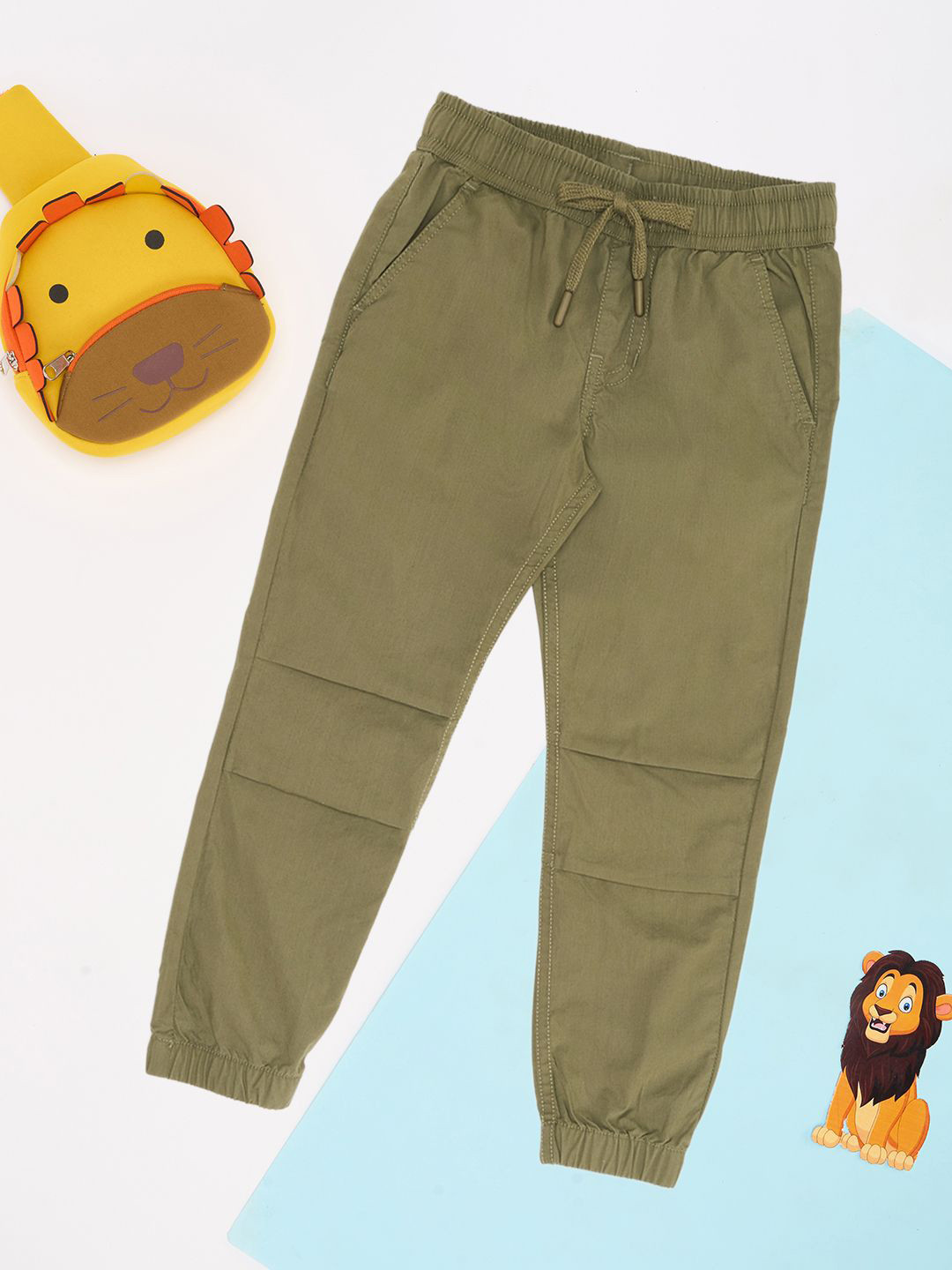 Pantaloons Junior Boy Slim Fit Cotton Joggers