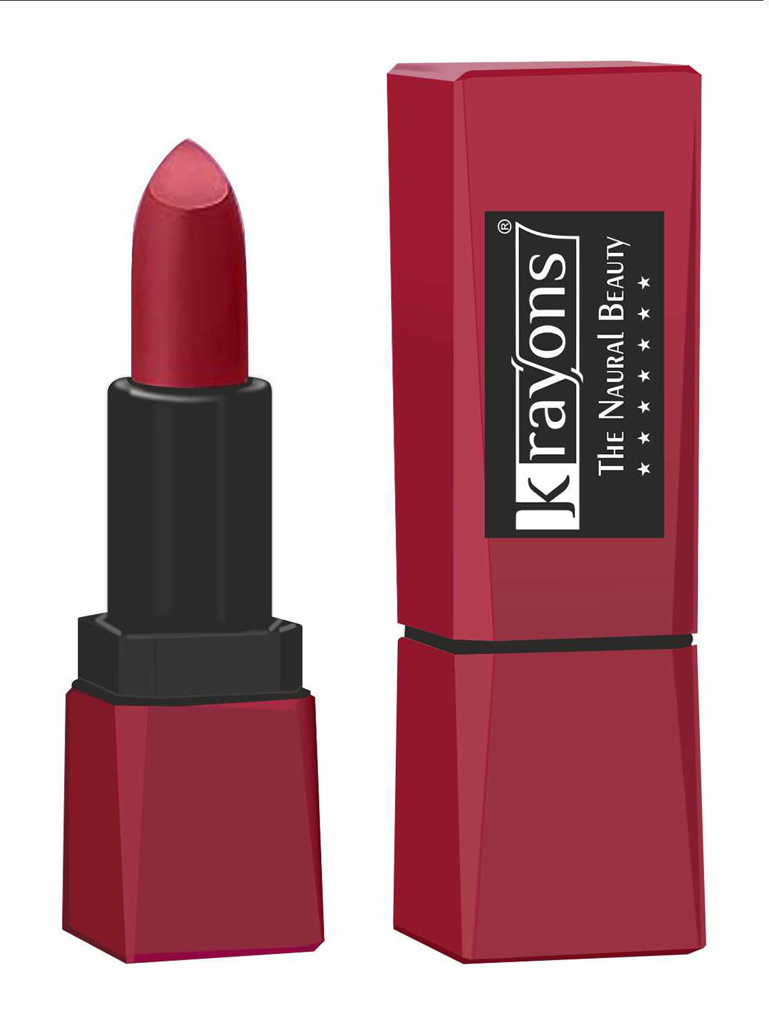 krayons The Natural Beauty Intense Matte Lipstick - Scarlet Red 303