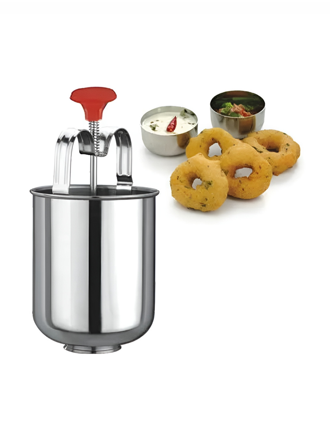 DeoDap Stainless Steel Medu Vada & Donut Maker