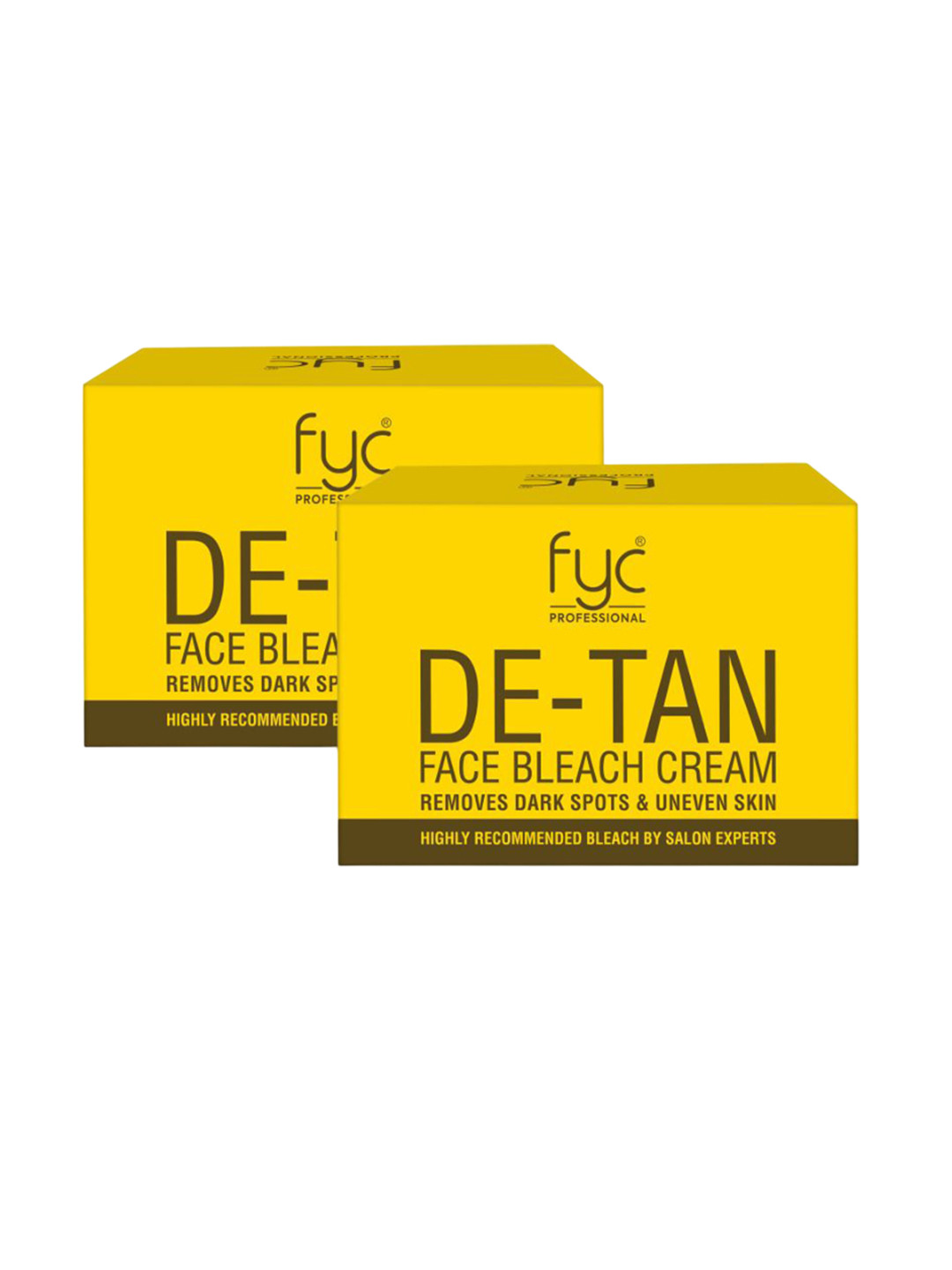 FYC Professional Set Of 2 De Tan Face Bleach- 270 g Each