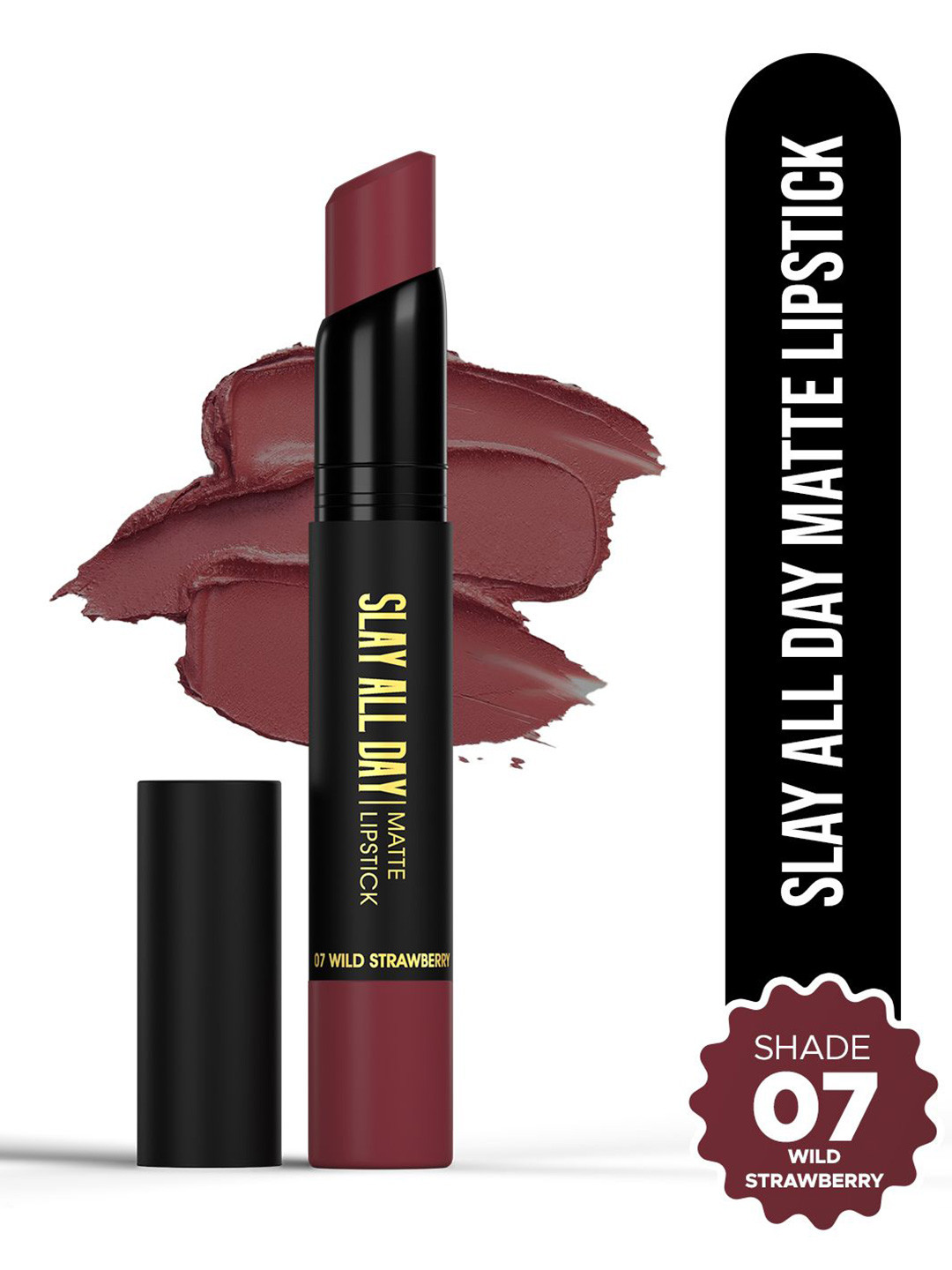 Hilary Rhoda Slay All Day Creamy Matte Lipstick - 2.6 g - Wild Strawberry 07