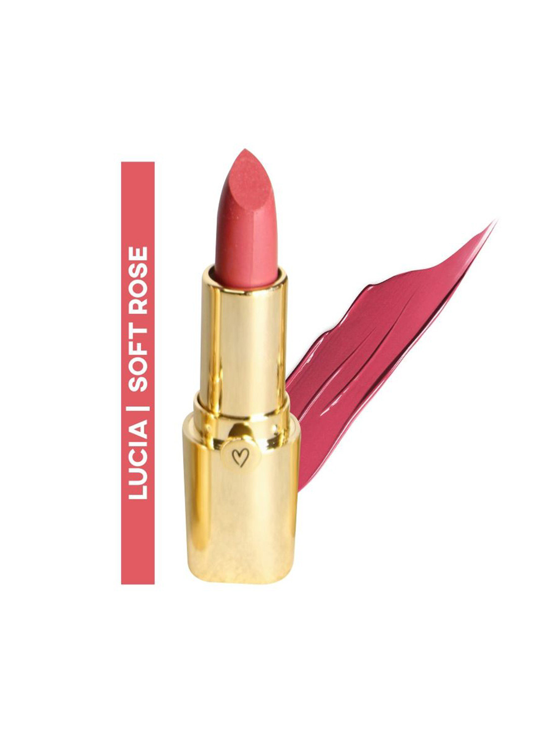 Dunamiss Cosmetics Waterproof Satin Bullet Lipstick - 3.8 g - Lucia (Soft Rose)