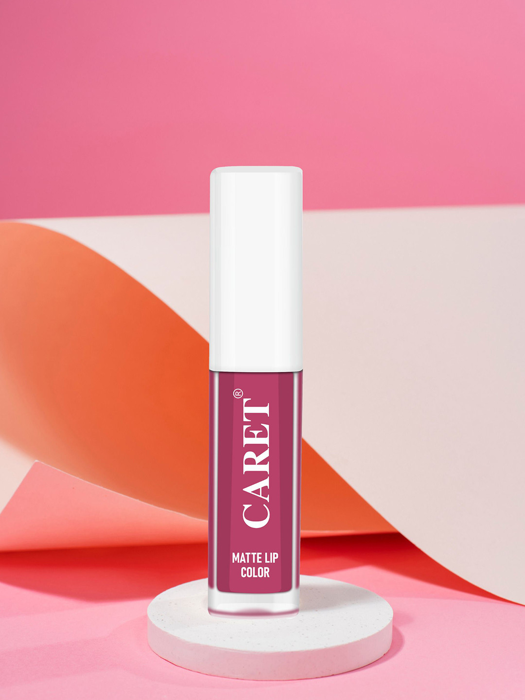 CARET ORGANIC Super-Pigmented Liquid Matte Lipsticks - 2 ml - Punch Pink 8