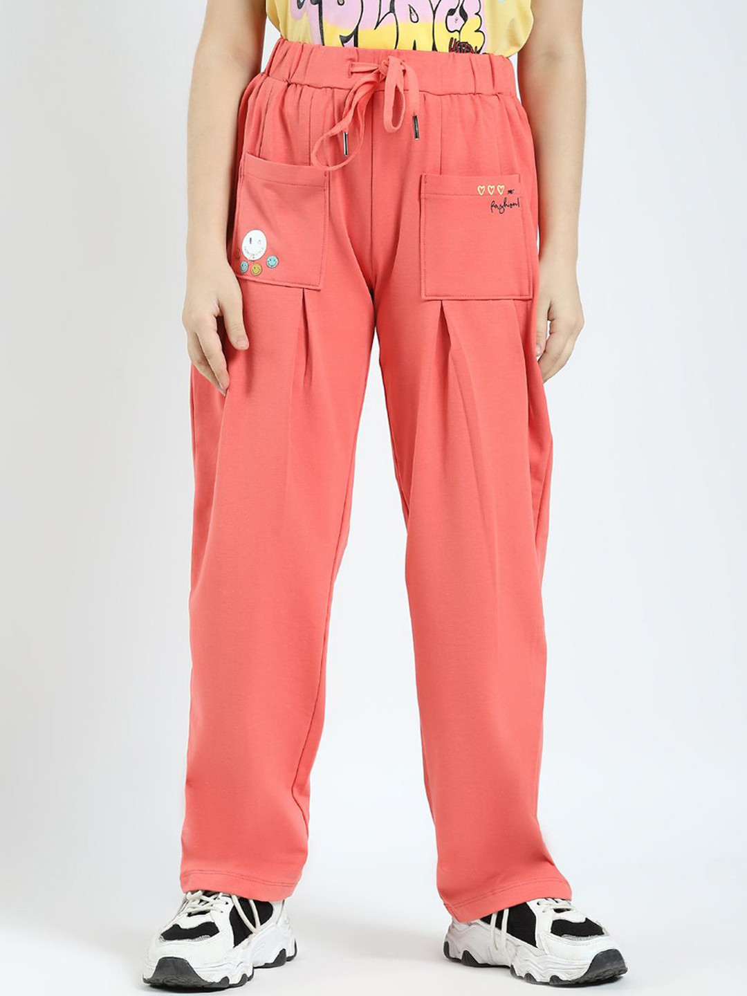 Monte Carlo Girls Printed Lower Track Pants