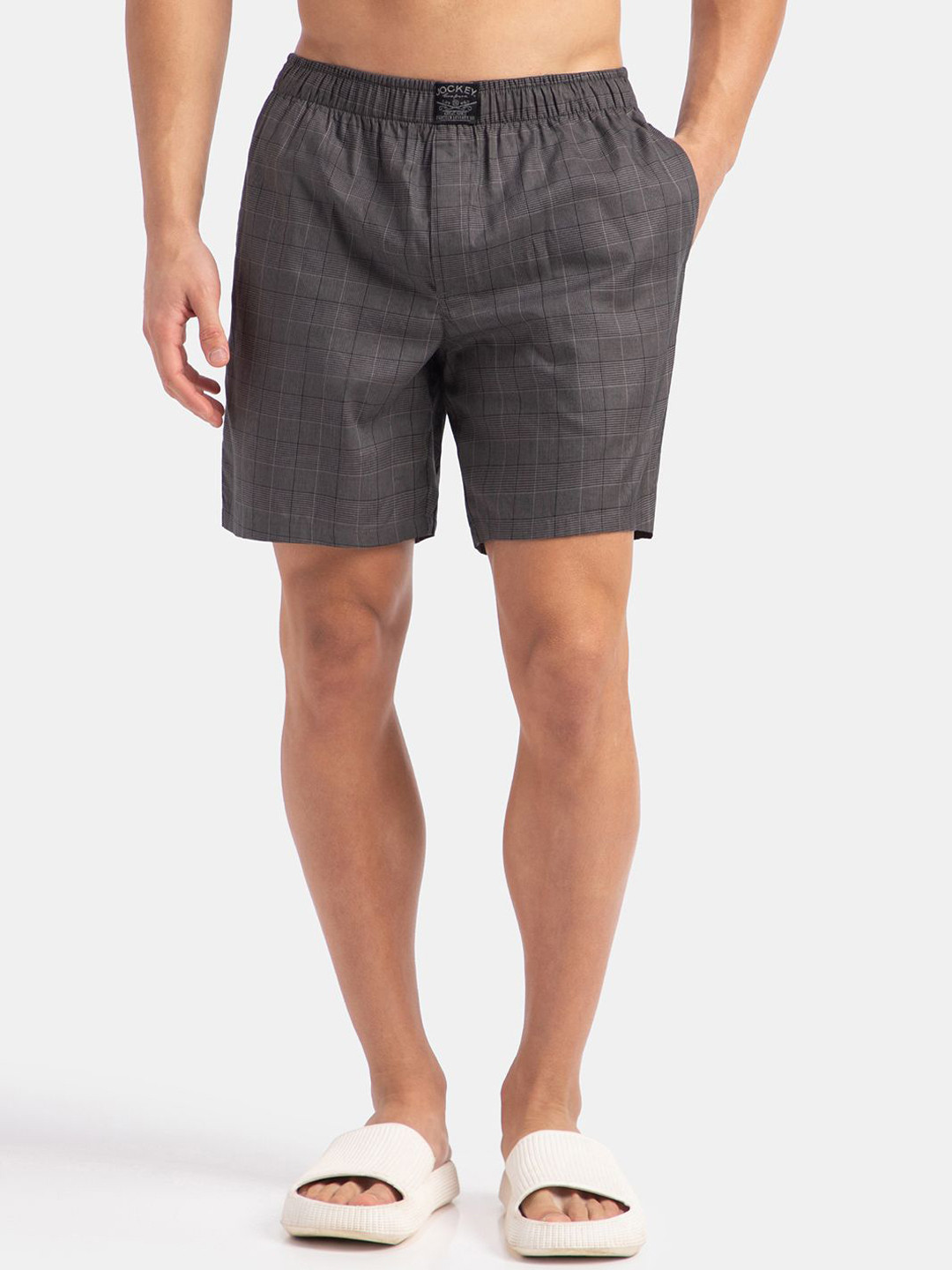 Jockey Tencel Lyocell Cotton Stayfresh Boxer Shorts with Side Pockets - HG18